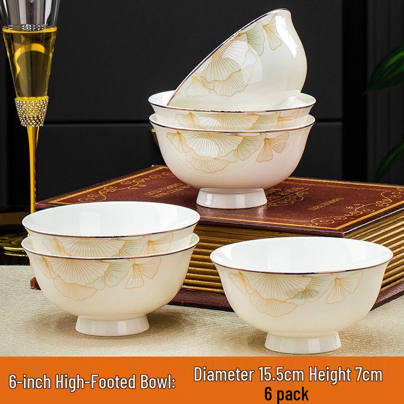 Jingdezhen Light Luxury Ceramic Dinnerware Set