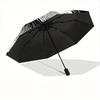1pc Yin Yang Cat Automatic Umbrella High Quality Canopy, Portable Folding Umbrella with, Ideal Gift for - Travel, Everyday, Formal Events, S