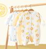 Babykoi Baby Clothes Long Sleeve Romper Spring Autumn Winter Clothes Newborn Thick Cotton Coveralls Baby Girls Preparing for Maternity Gift Solid Pink