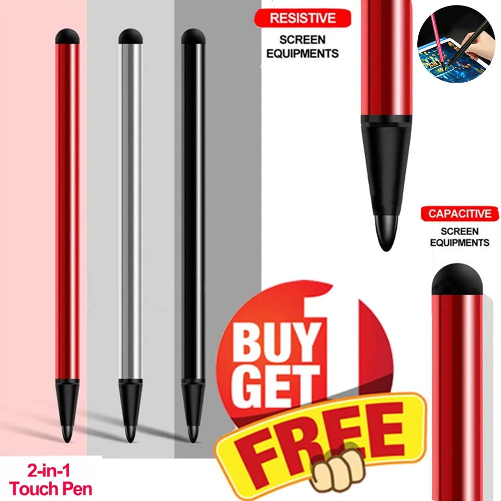 NEW High-end Universal Stylus Pen for Android Tablets Mobile Phone Touch Pen 2 in 1 Capacitive Pen Touch Screen Stylus Pencil