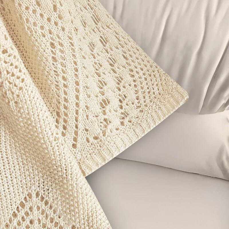 Women's French Hollow Crochet Knit Top