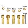 7Pcs Mini Drill Chucks 0.5-3.0mm Fit For Micro Twist Electronic Dremel Drill Collet Clamp Set Power Tool Accessories With Wrench