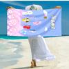 Personalized Customized Proof Beach Towel with BT21 Logo Pattern - Soft, Absorbent, Quick-drying, Perfect Swimming, Camping&bathing