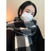Autumn and Winter Atmosphere Imitation Cashmere Scarf for Women Warm Retro Student Long Shawl Korean Ins Cold Protection Scarf for Men