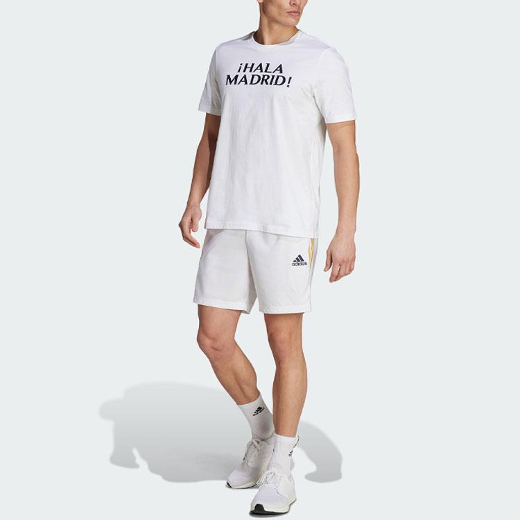 New Adidas Real Madrid Casual Shorts Men's White HY0614