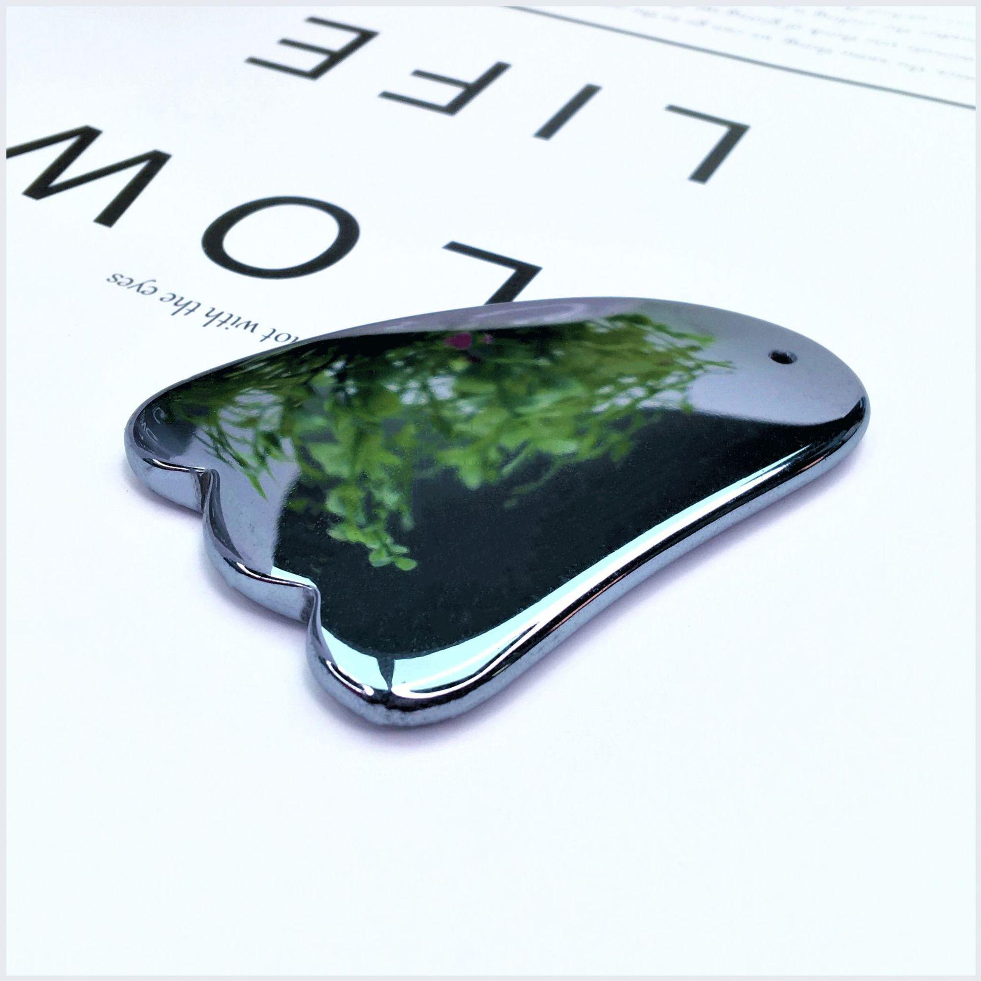 

Терагерцовая энергия Камень гуашь скребок доска для скребков лицо подтяжка глаз похудение расслабление мышц спа терапия красота лечебный инструмент