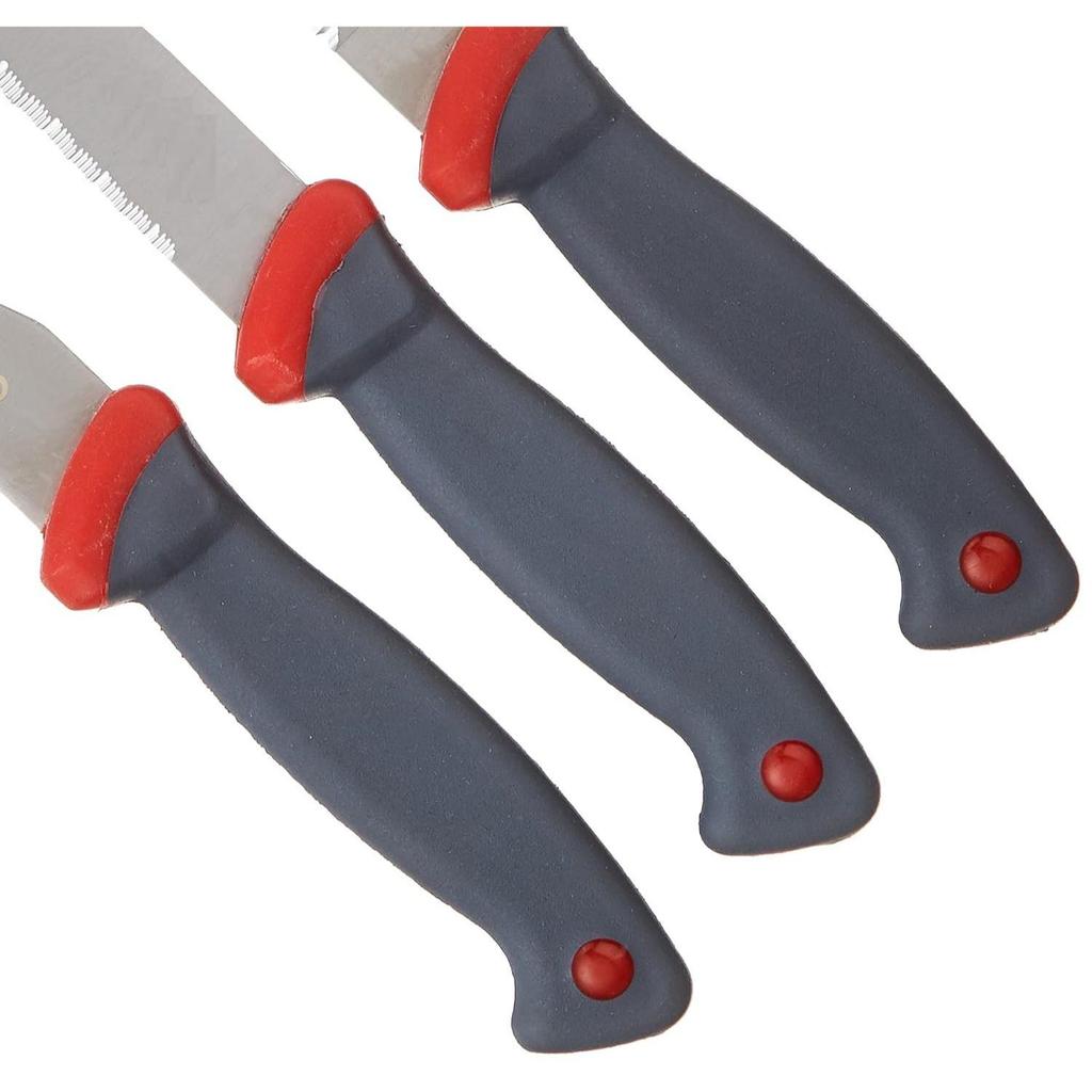 Premium High-Carbon Stainless Steel 3 Piece Knife Set | Tomato, Laser & Slicing Knife | Ergonomic Handle Design