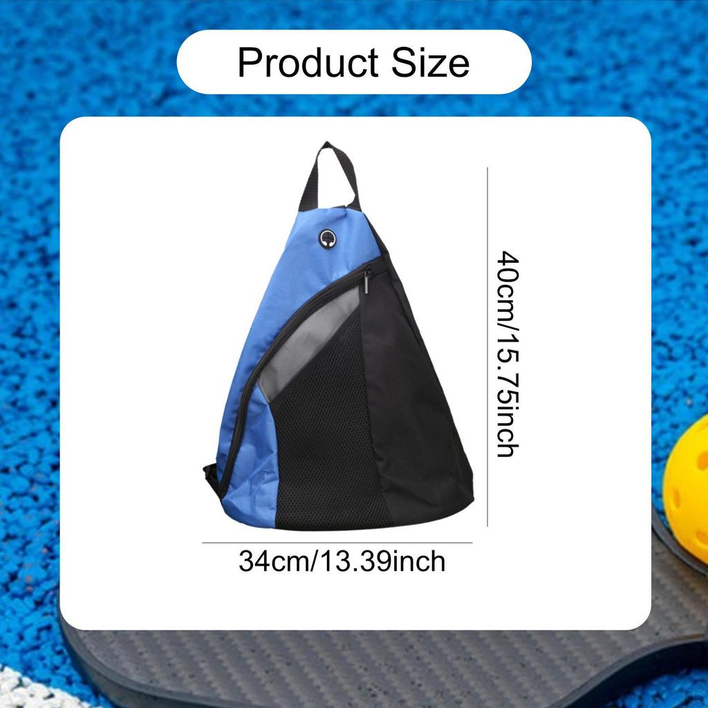 Pickleball Bag Carrier Carrying with Zipper Beginners Lightweight Pouch Shoulder