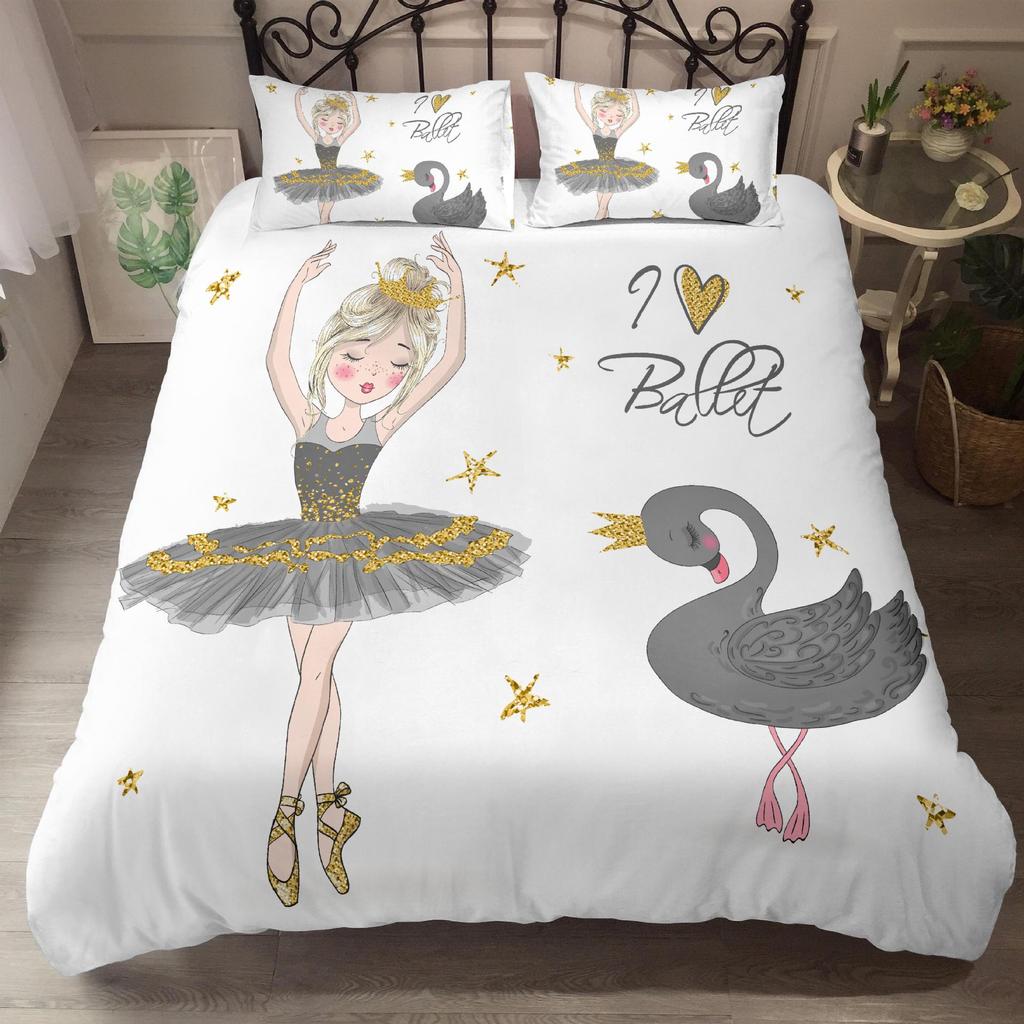 Luxury Duvet Cover and Pillowcase Digital Printing Star/moon/meteor Double Winter Quilt Cover Set Lantern Duvet Cover 1 Person