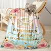 Mom's Gratitude And Love Blanket Suitable for Sofas,travel, Living Rooms Also a Good Gift for Friends and Family Suitable for All Seasons.