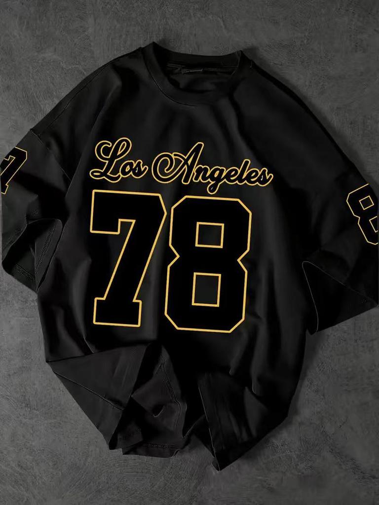 Men’s Breathable 3D Print Basketball Jersey T-Shirt with Number 78, Short Sleeve, Sweat-Wicking, Loose Fit, Round Neck.