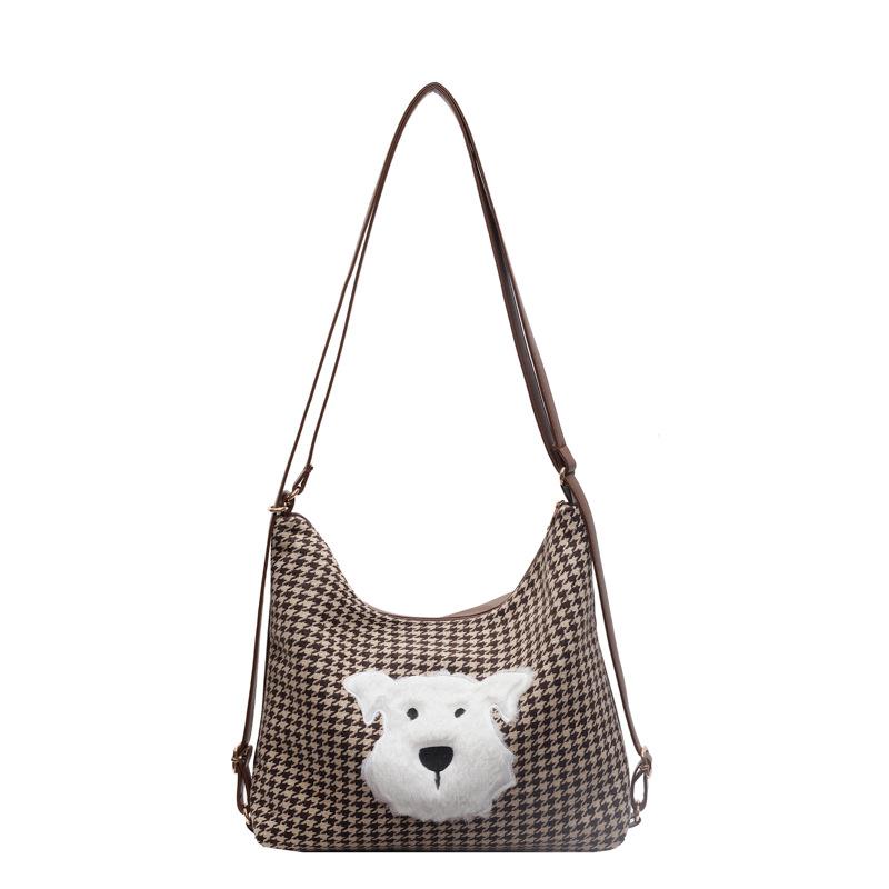 Casual Commuter Tote Bag Women's Large-capacity New Cartoon Single Shoulder Crossbody Multi-functional Backpack