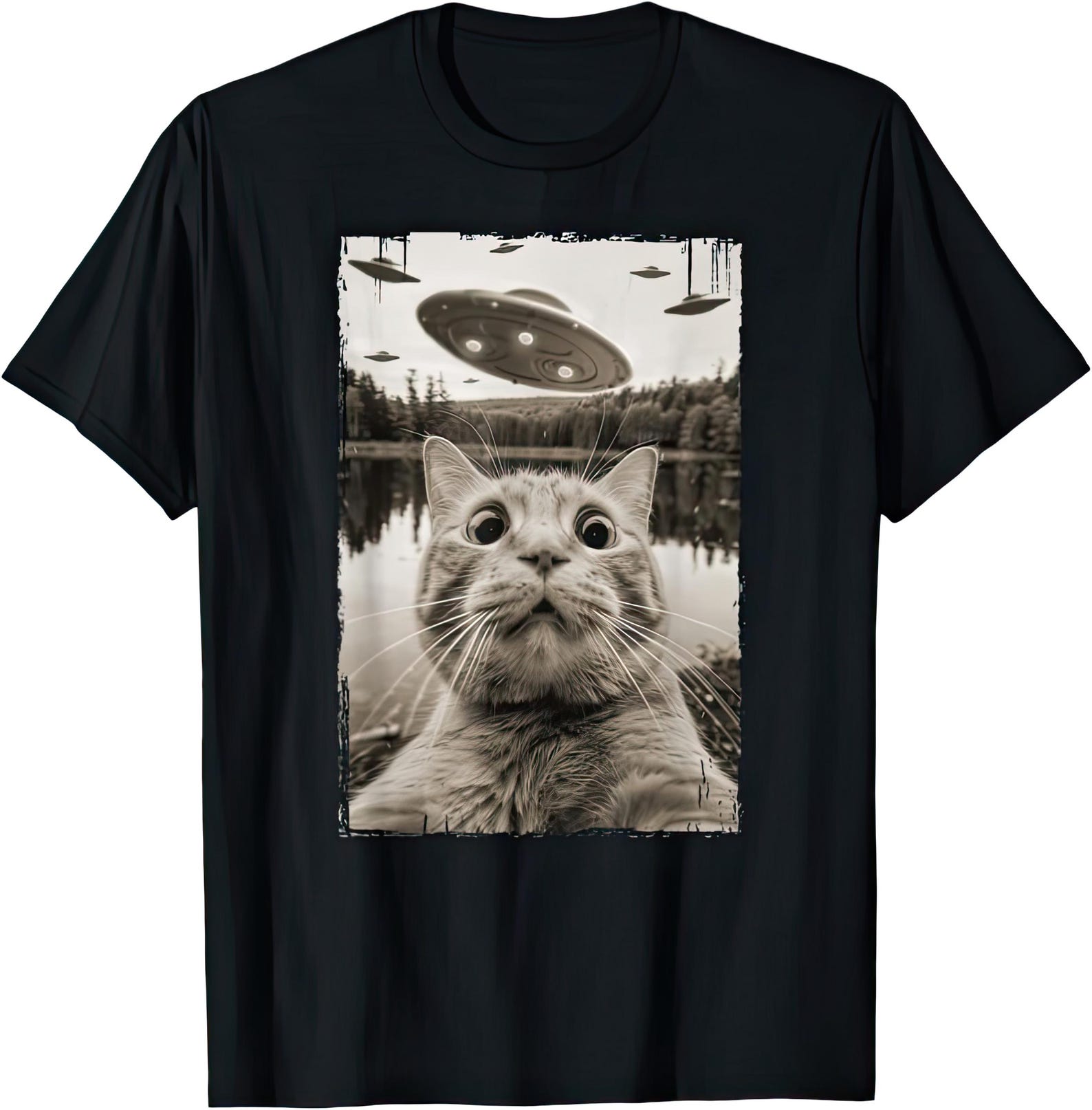 UFO Cat T shirt S