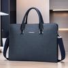 Large Capacity New Business Men's Bag Men's Handheld Horizontal Document Foreskin Single Shoulder Diagonal Cross Computer Bag