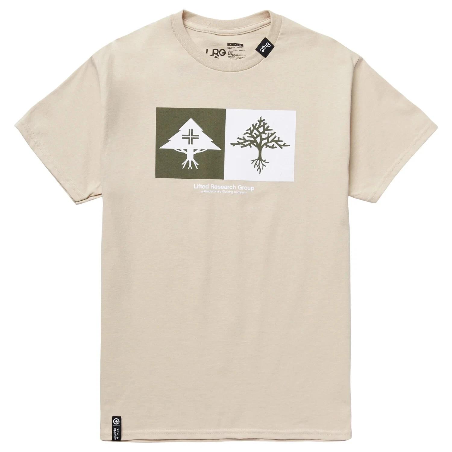 

Lifted Research Group LRG Men s Double Up Tree Sand Tee Shirt NWT Small 4XL