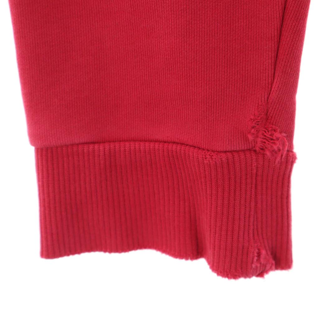 Lacoste Langarm Sweat Zip-Hoodie 3 Rote Serie Herren Gebraucht