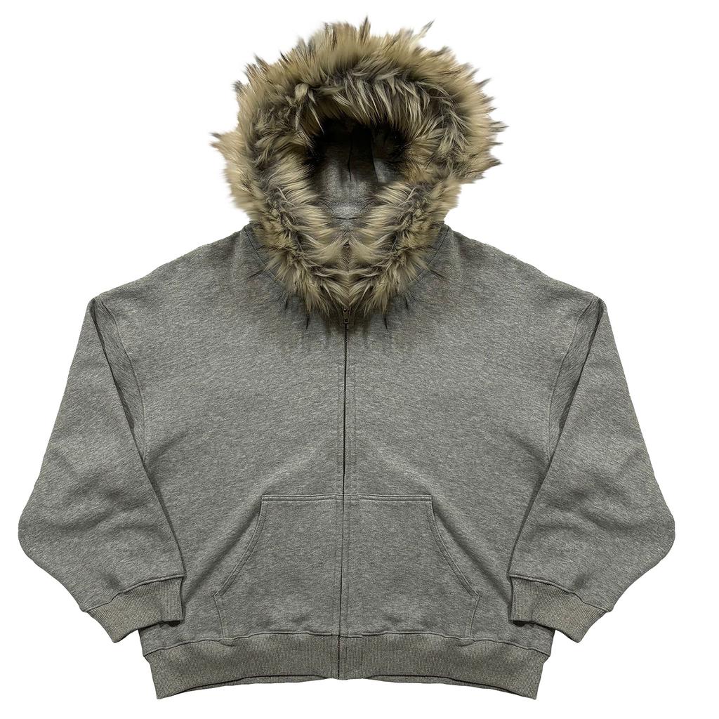 Men's Solid Color Double Zipper Sweatshirt Men's Sports Large Size Casual Sweatshirt Jacket