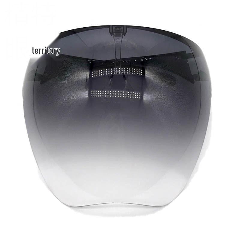 Clear Full-Protection Face Mask with Anti-Droplet, Anti-Fog, Windproof, Dustproof, and Oil Fume Resistant Features