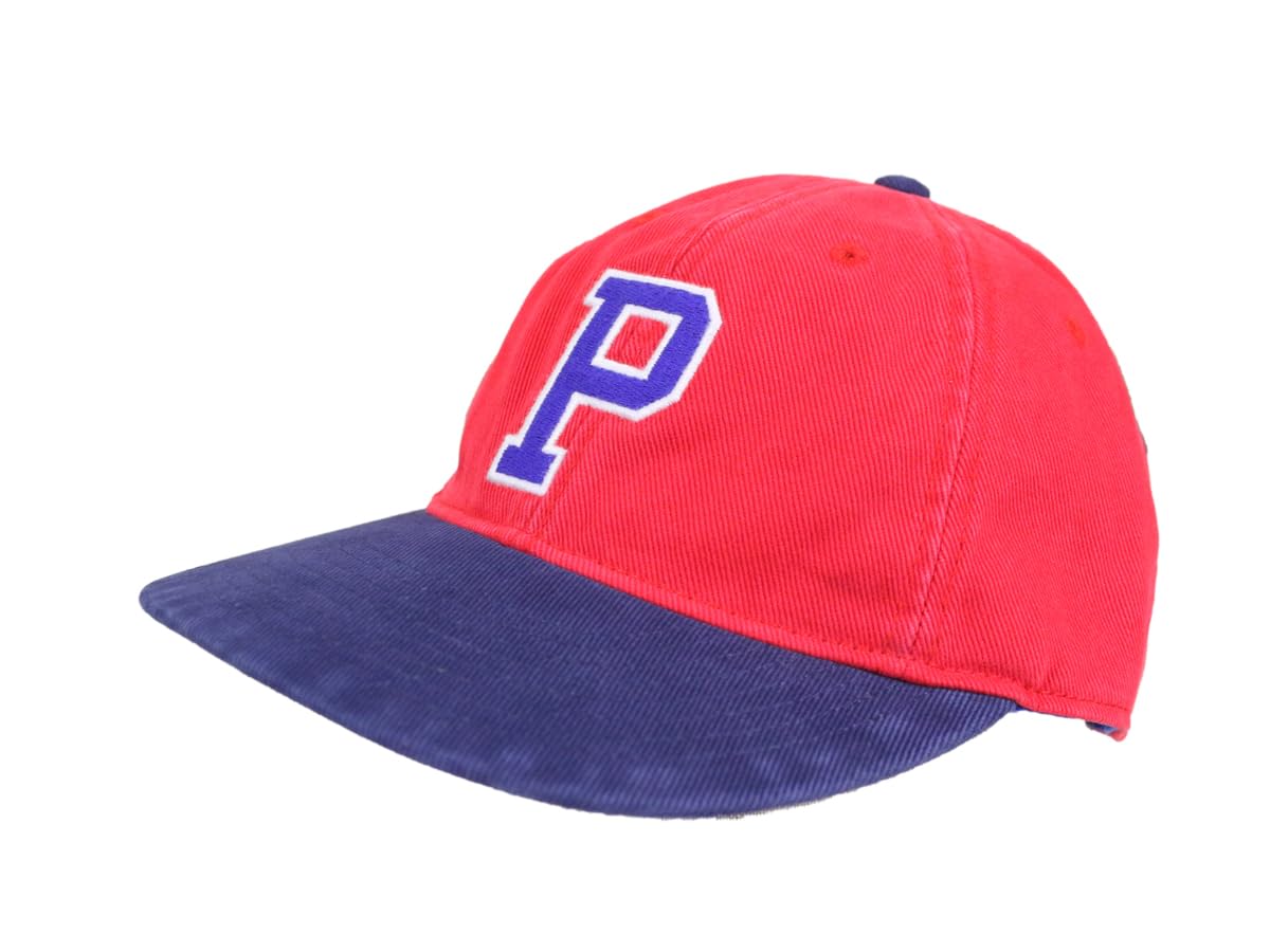 

(Поло Ральф Лорен) Мужская и женская двухцветная винтажная бейсболка с логотипом P 01080121-КРАСНЫЙ [Б/у]