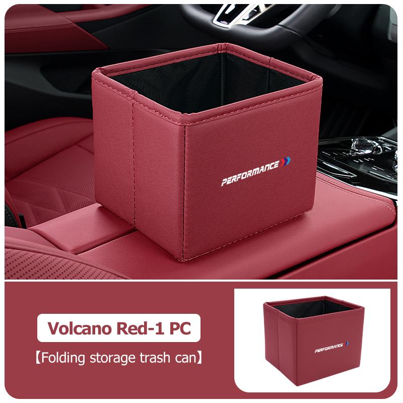 

Car Trash Can Leather Folding Interior Storage Bag Accessory For BMW 1 2 3 5 7 Series X1 X2 X3 X4 X5 X6 G20 G30 G11 G12