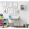 6Pcs Educational Growth Mindset Wall Art Kids Mental Health Therapy Canvas Paintings Positive Affirmations Wall Decor Boho Motivational Quotes