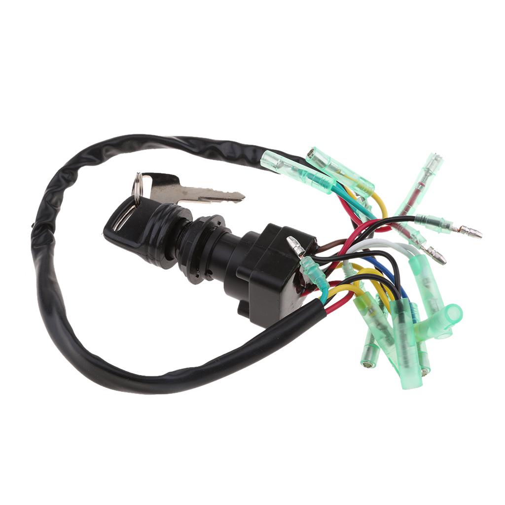 Remote Control Box Ignition Switch/Main Switch Key Assembly 703-8253-00 for Outboard Motors