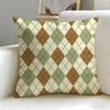 Vintage Texture Cushion Cover Soft  EasyWash Pillow Case  Versatile for Couch Bed Travel and Office