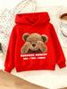 Girls' Hooded Sweatshirt | Fashion Print Casual Hoodie For Fall/Winter, Regular Fit With Slight Stretch Fabric