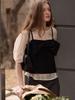 BEMUSE MANSION Ribbon Sleeveless Top - Cream