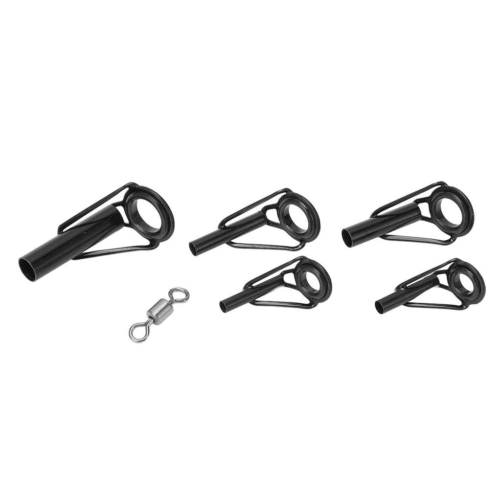 Fishing Rod Tip Repair Kit Stainless Steel Ceramic Ring Guide for Freshwater Saltwater