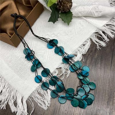 Anti-Allergy Ornament Necklace Fashion Bohemian Retro Style Beach Necklace