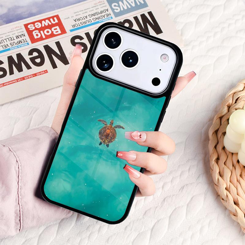 Cute Turtles Painted Phone Case For IPhone 17 16e 15 14 13 12 11 Pro Max Air Mini Soft Protective Cover