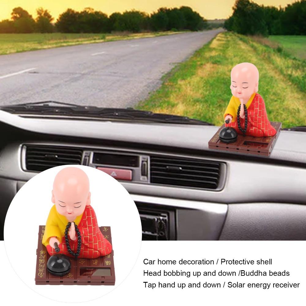 Plastic Light Swinging Monk Ornament Auspicious Desktop Monk Decor Office Desktop Ornament