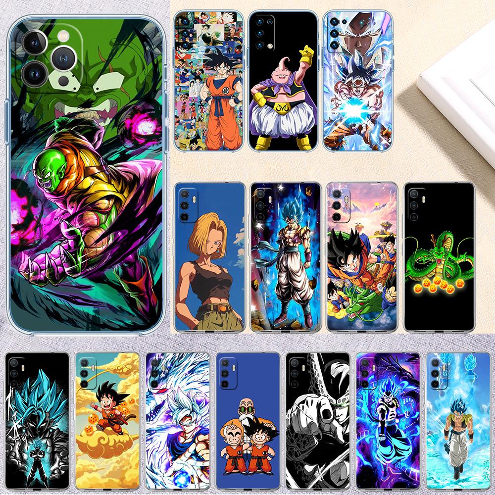 Anime Dragon Ball Goku Transparent Phone Case for Motorola Moto G10 G20 G30 G31 G32 G34 G35 G41 G42 G50 G51 G52 G55 G60 G60S