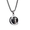 Men's Hip Hop Rotating Titanium Steel Cross Pendant Necklace