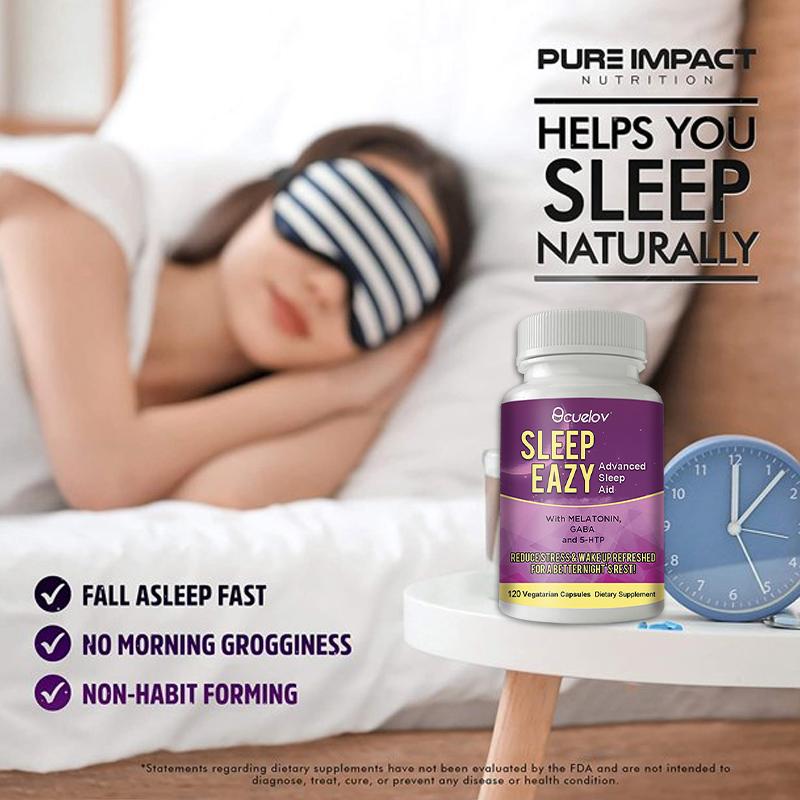 Sleep Aid Formula — Helps You Fall Asleep Faster and Extend Sleep Duration. 120 Capsules.