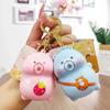 Chaveiro Capivara Gel de Sílica Argola de Chave Animal Brinquedo de Reação Lenta Brinquedos para Crianças
