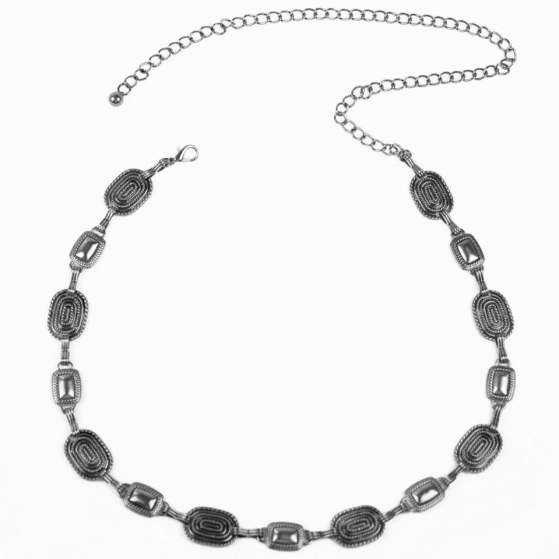Retro Metal Chic Waist Chain Accessory Ideal For Dresses Sweaters Jeans And