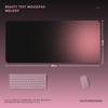 Morandi Black and Pink Gradient Extra-Large Mouse Pad for Esports and Office Desks