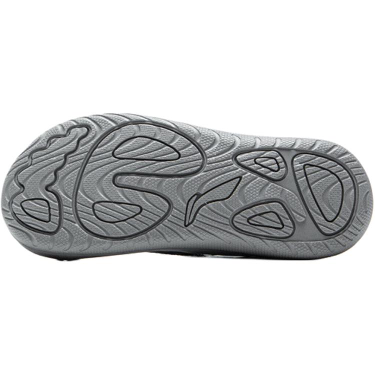 Li Ning Kids Comfortable Soft Non-Slip Wear-Resistant Low-Top Sandals Kids sandals Navy-Blue YKKV008-5