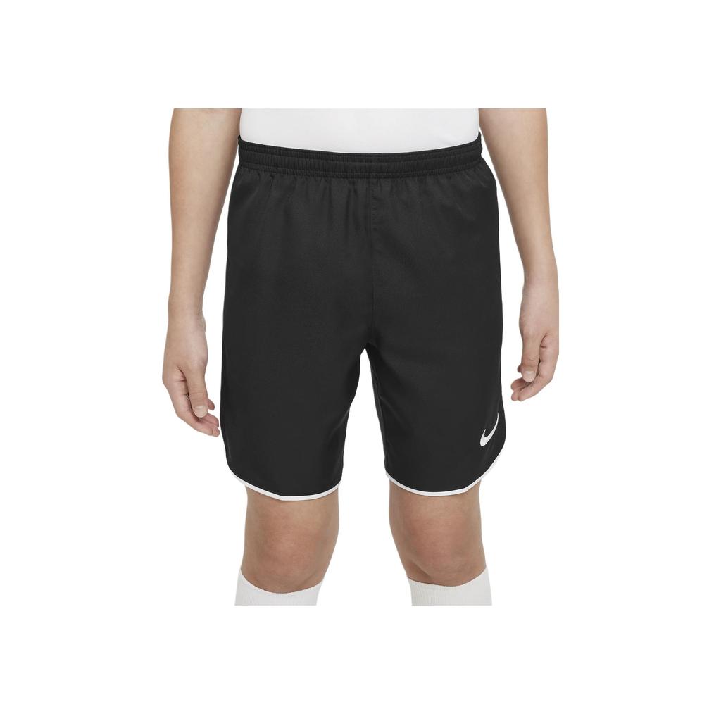 Nike Logo Print High-Waisted Straight-Leg Casual Shorts Kids Shorts Black DH8408-010
