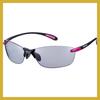 Used SWANS Sports Polarized Sunglasses Airless Leaf Fit Polarized Lens Model SALF-0053 BK Black X Magenta Driving Fishing Running Climbing 1