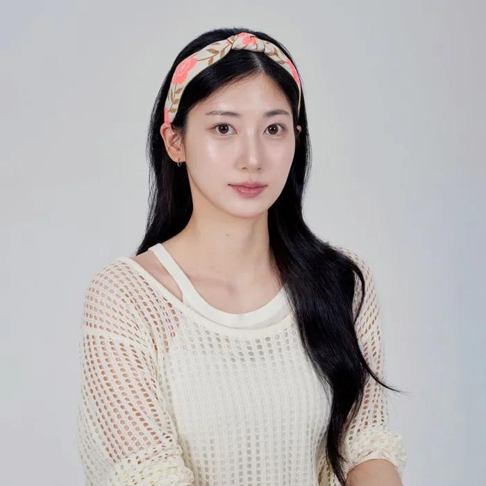 Maia Vine Rose Fluorescent Headband-Orange