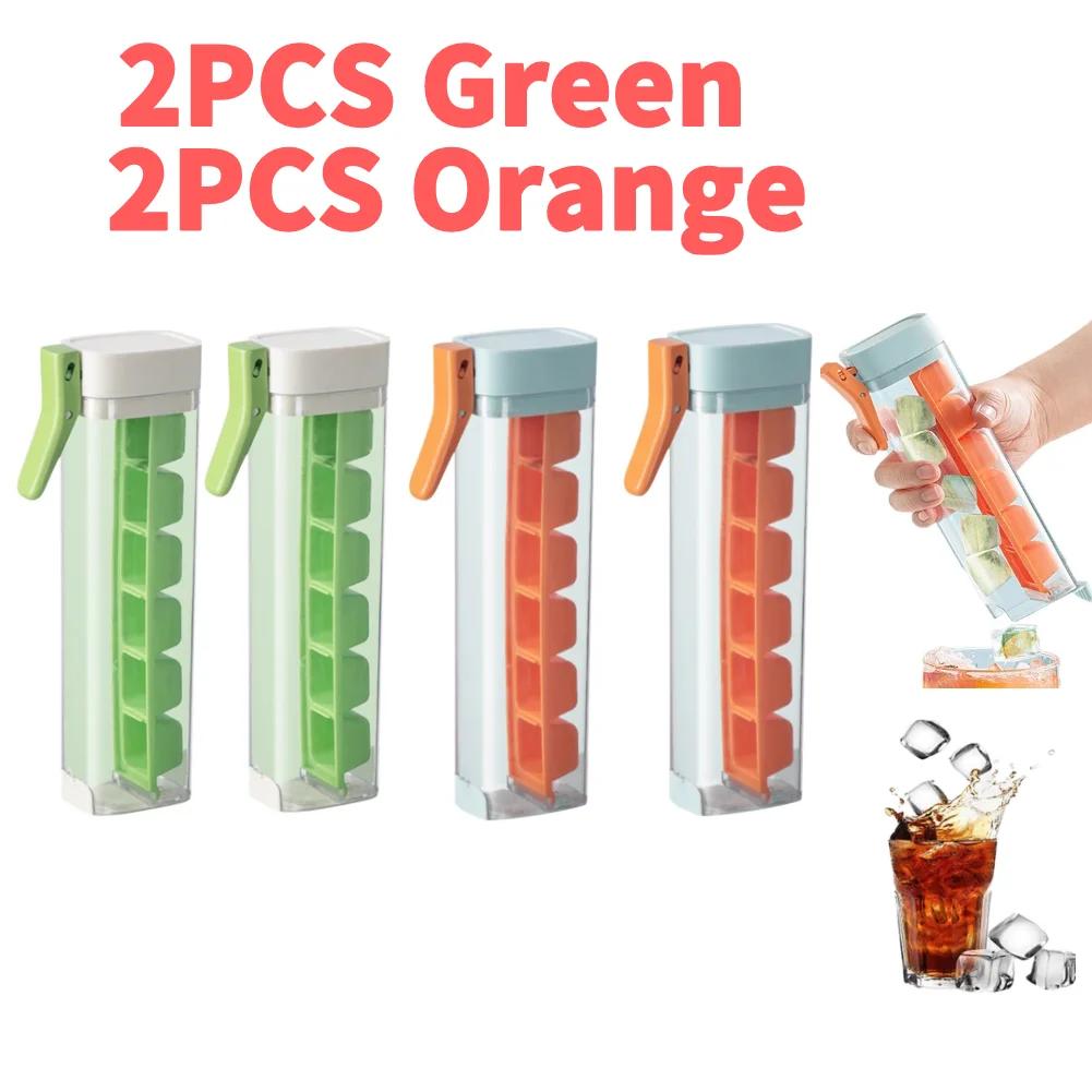 1-5PCS One-handed Pressing Ice Latticeasy Push and Pop Out Cube Ice Maker Home Creative Ice Mould Homemade Small Ice Moulds