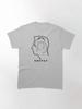 Depeche Mode Members Matryoshka Profile Black Outline Blue Background + DMCPAV Logo Classic T-Shirt