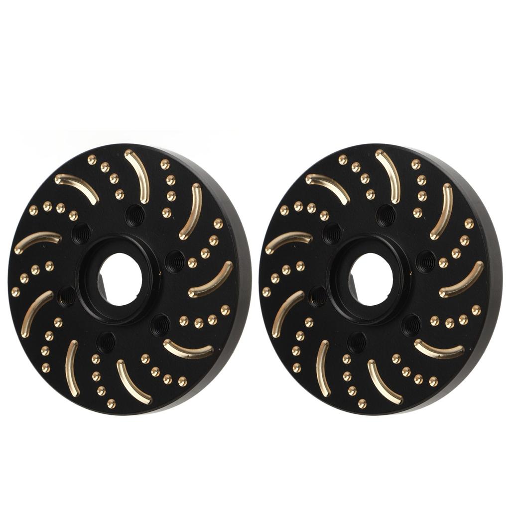 Brass Wheel Weights Brass 6 Hole Wheel Hex Hub Adapter Weight for 1.9in 2.2in Beadlock Wheel Rim