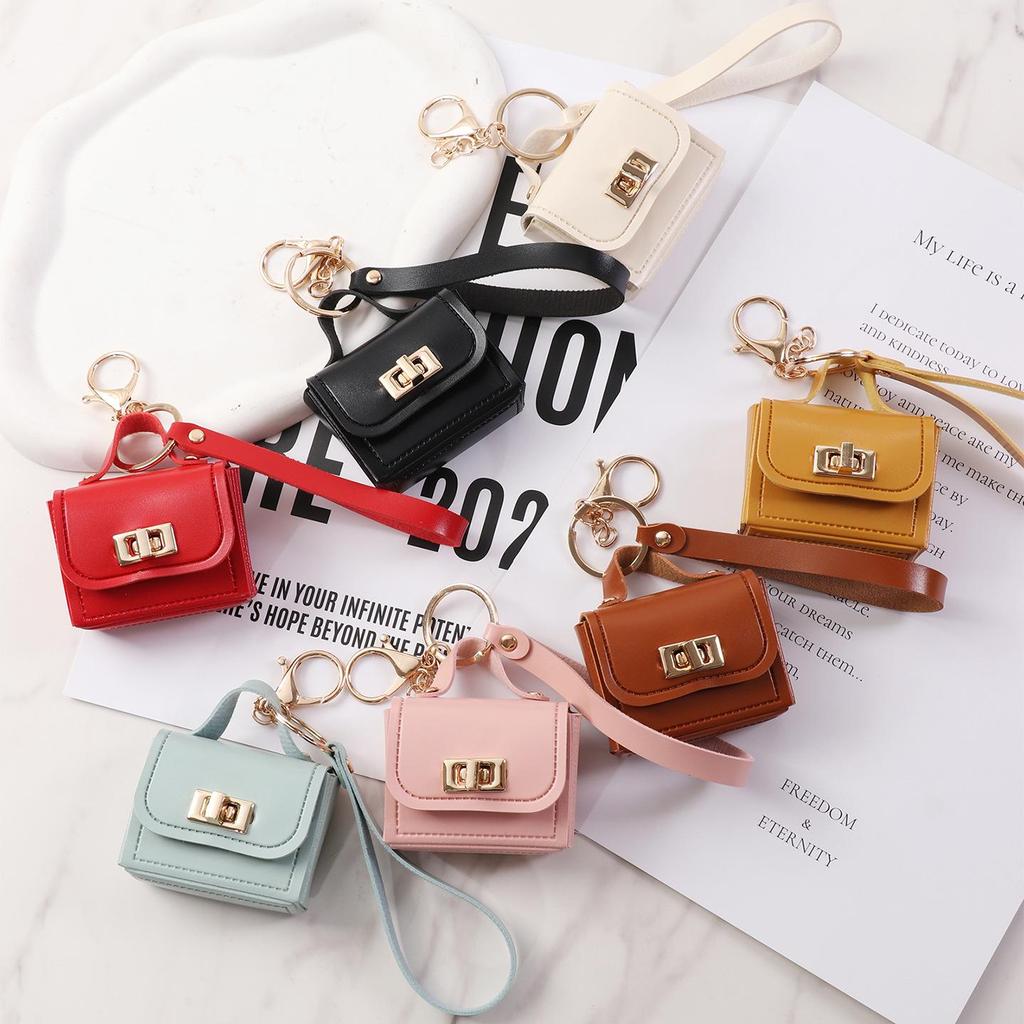 Leder Mini Schlüsselanhänger Münzbörse & Handtaschenanhänger