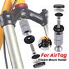 Fahrrad Steuersatz Expansionsmutter Versteckter Ahead Gabel Expander Steuersatz Aluminiumlegierung Fahrradhalterung Schutzabdeckung für AirTag