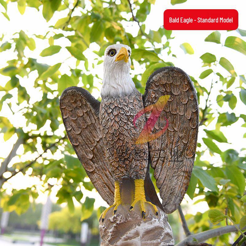Spreading Wings Feathered Eagle Model Decoration | Teaching & Photography Prop