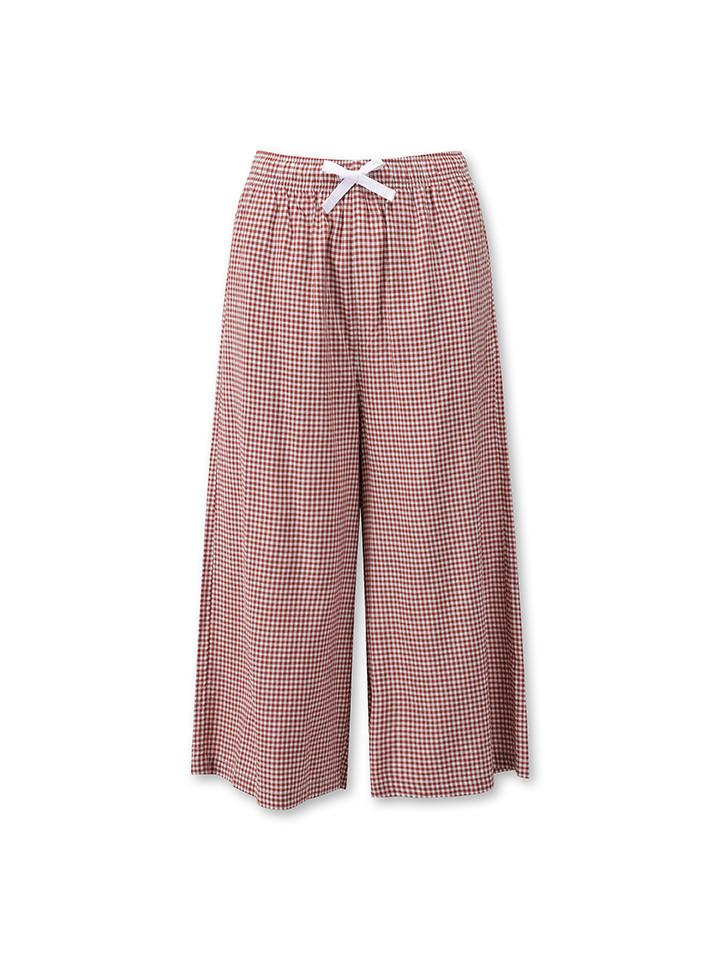 TOPTEN Women'S) Soft Seersucker Lounge 3/4 Length Pants_Msf2Ug2001